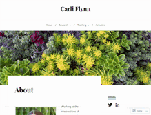 Tablet Screenshot of carliflynn.com